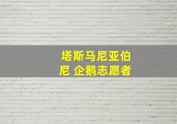 塔斯马尼亚伯尼 企鹅志愿者